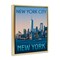 Stupell Industries New York Landmark Skyline Floating Frame Design by Victoria Barnes
